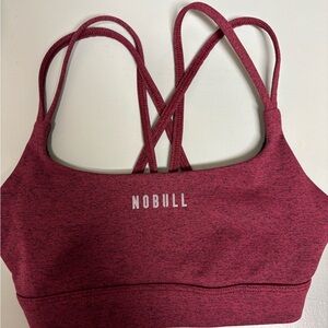 NOBULL Women's Maroon Sports Bra
